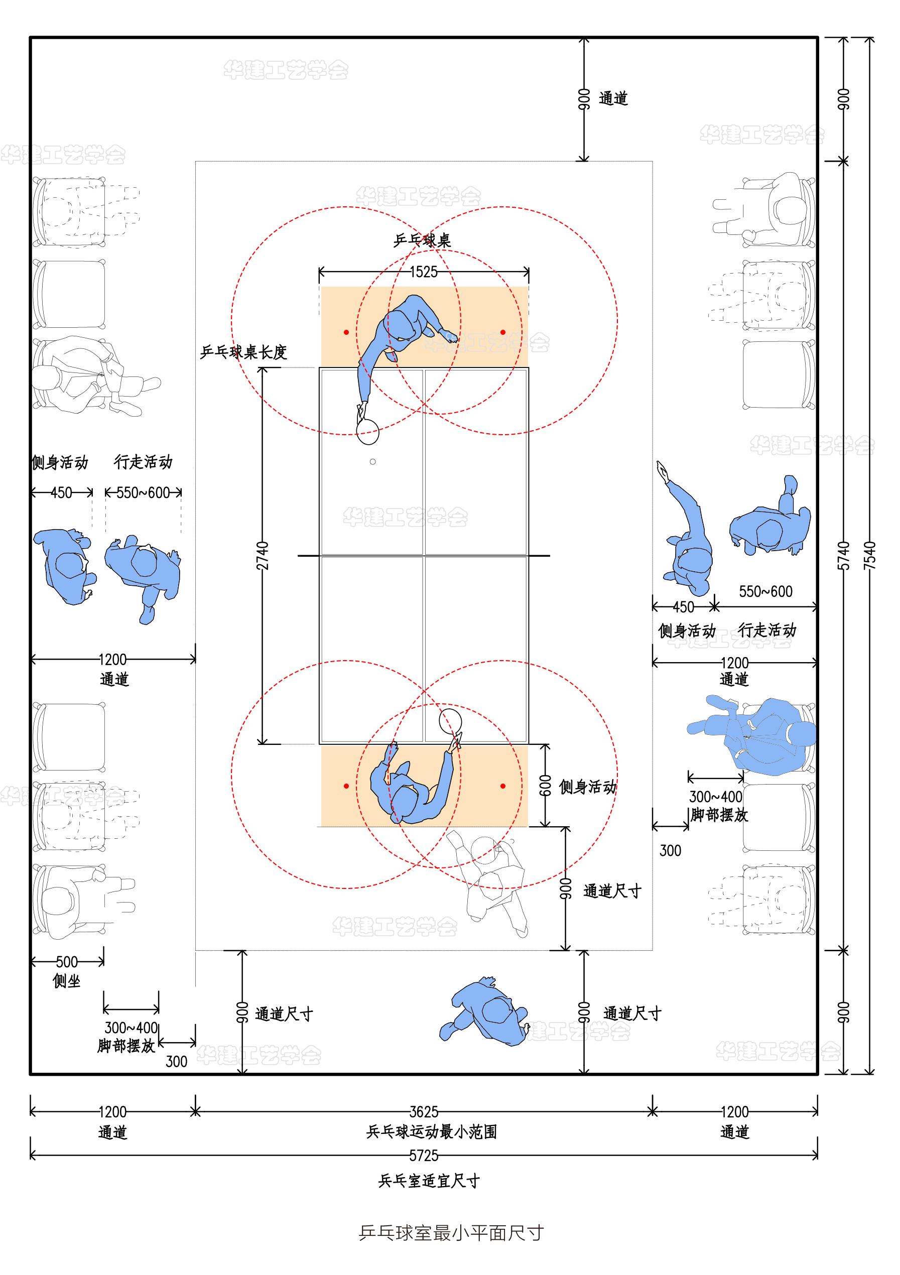 乒乓球室设计方案图片