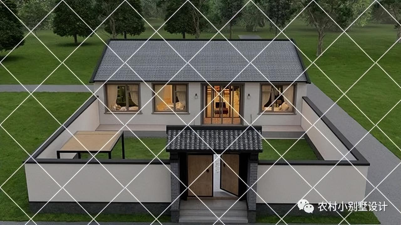 10套新款农村一层带小院农村自建房, 造价低,经济实用养自建房 - 知乎