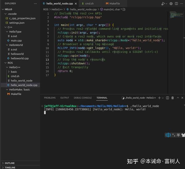 Hello ROS World - 知乎