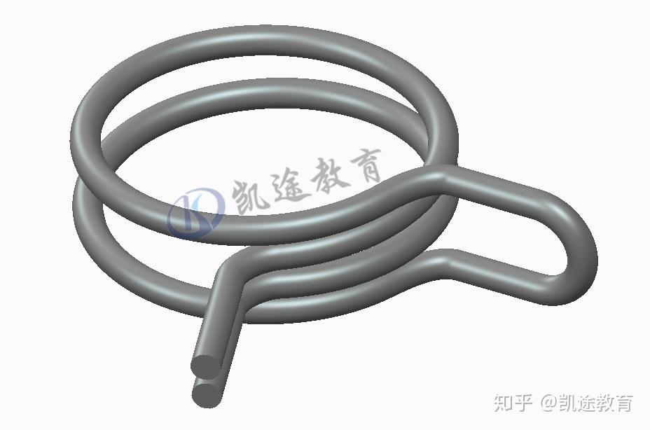 Creo扭簧绘制教程 - 知乎