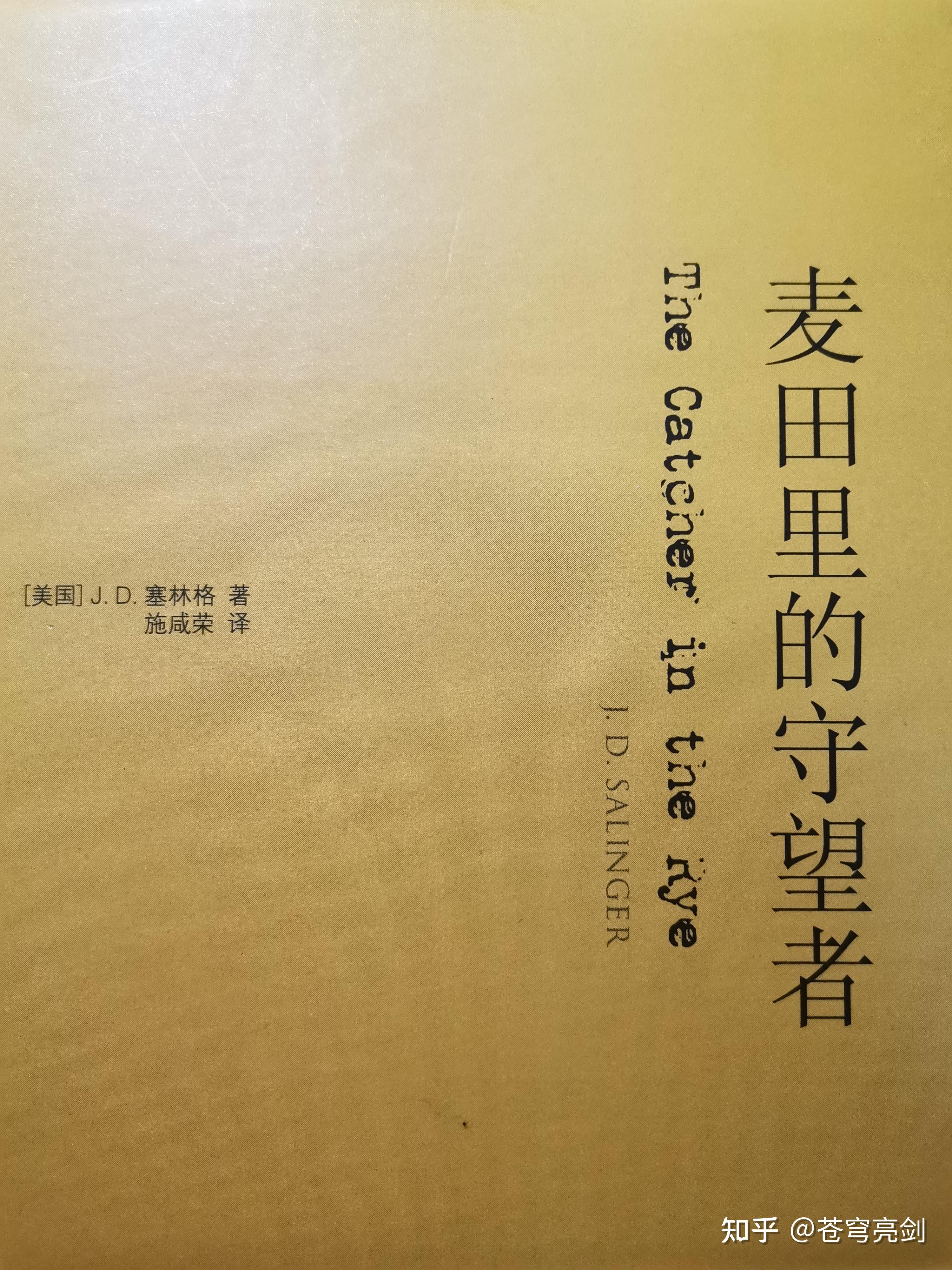 麦田里的守望者这本书好在哪里