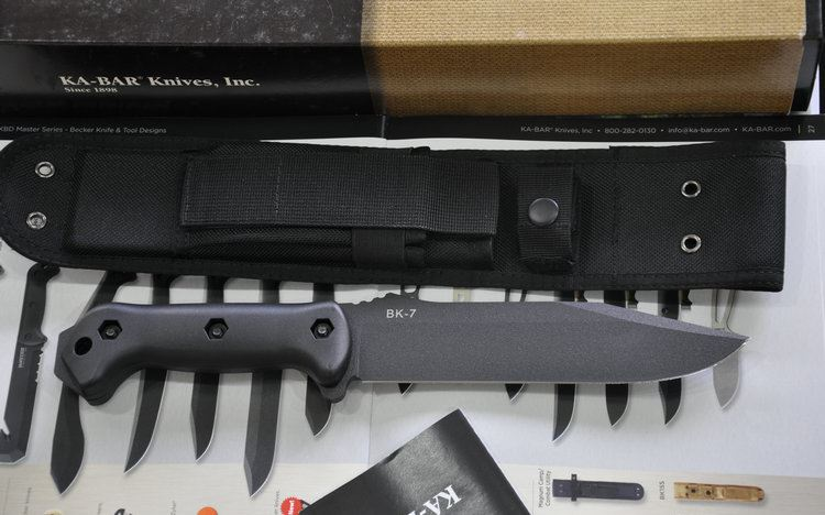 美国kabar卡巴bk7经典直刀户外求生野营必备