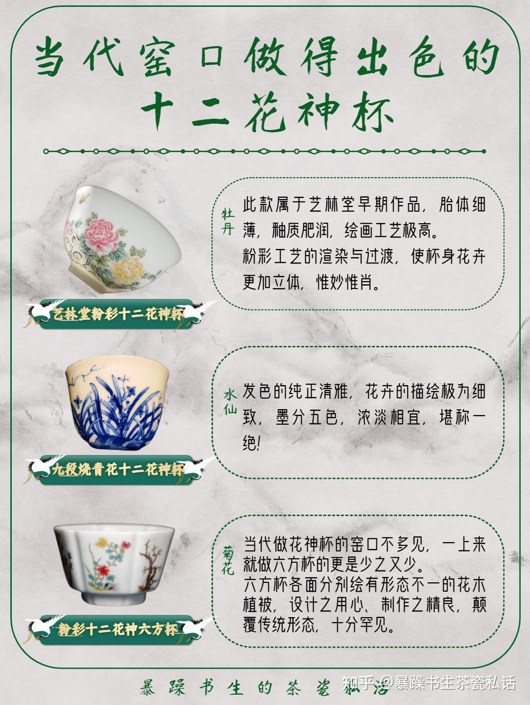史上最美套杯——十二花神杯，一图读懂，建议收藏- 知乎