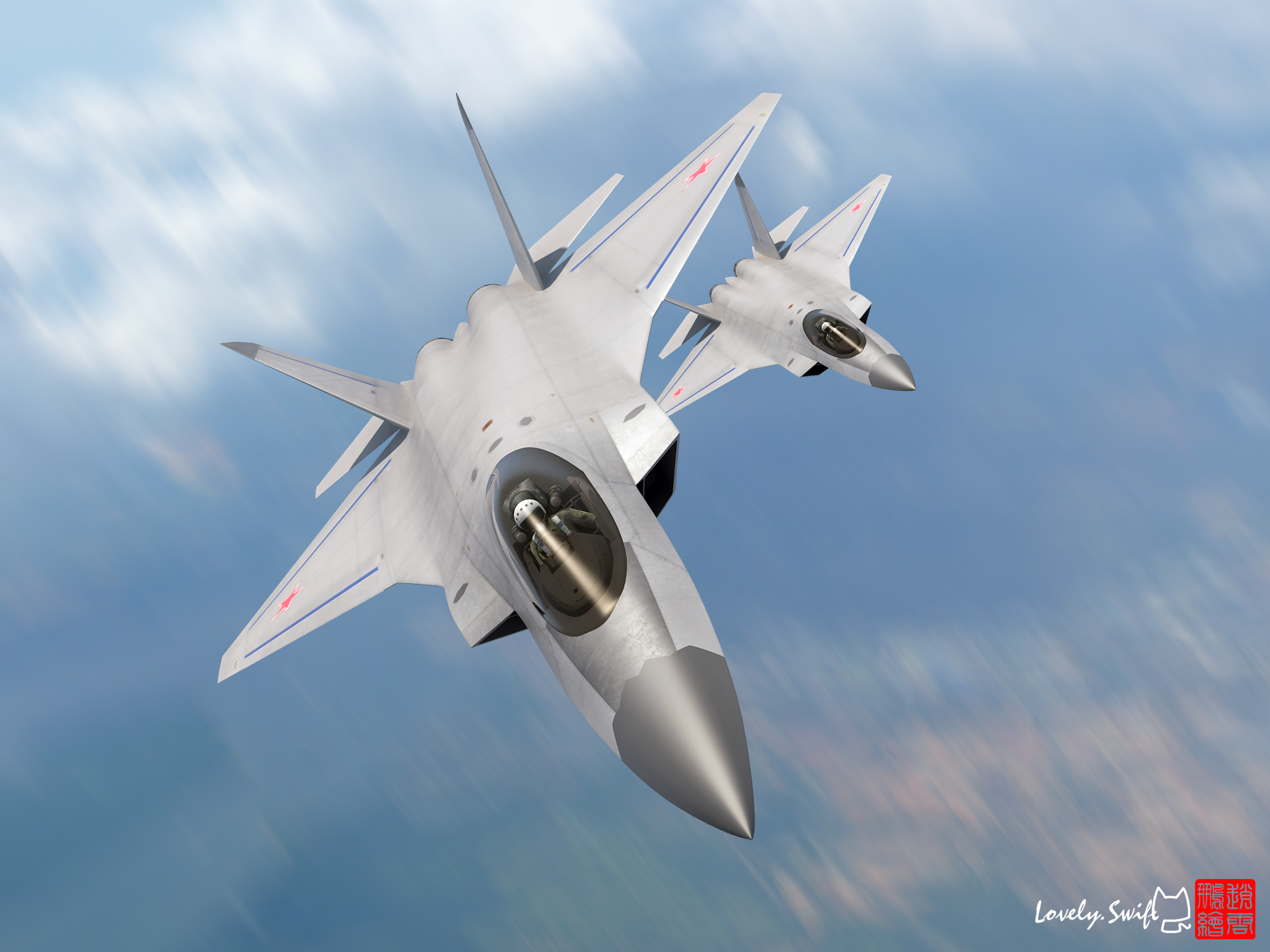 cg图俄罗斯米格37设计先进但却被下马