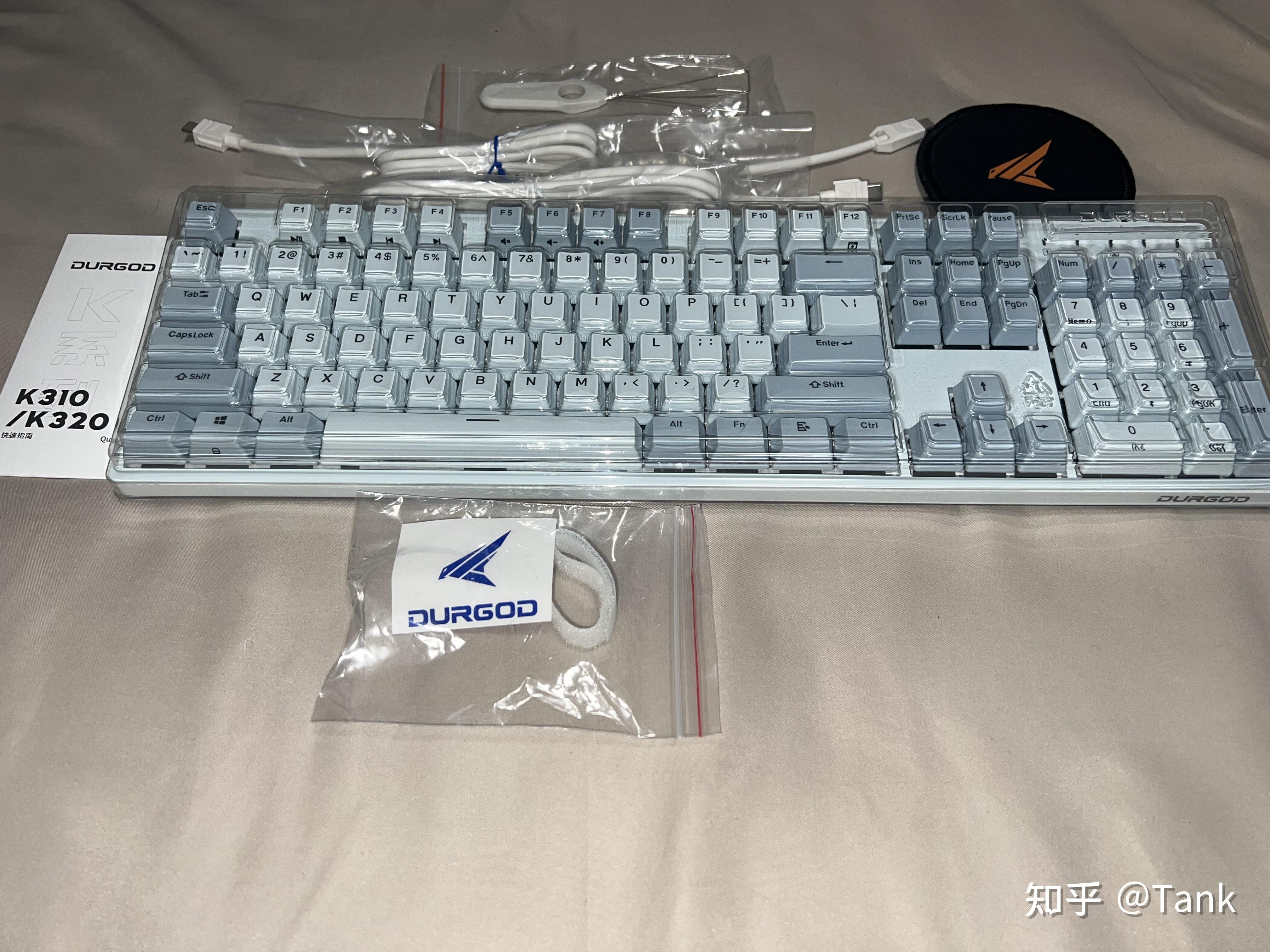 500元最好用的 cherry 银轴机械键盘——杜伽k310开箱测评