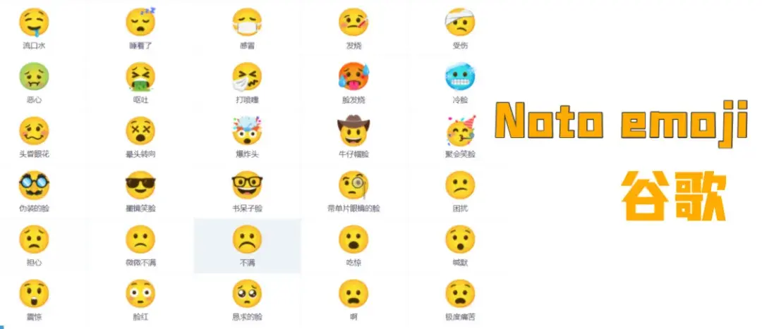 emoji表情中文对照表图片