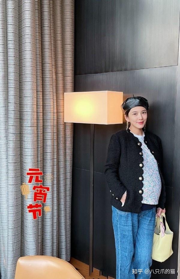 杜淳老婆晒孕期美照,肚大如箩开衫都系不住扣,打扮似韩剧女主 - 知乎