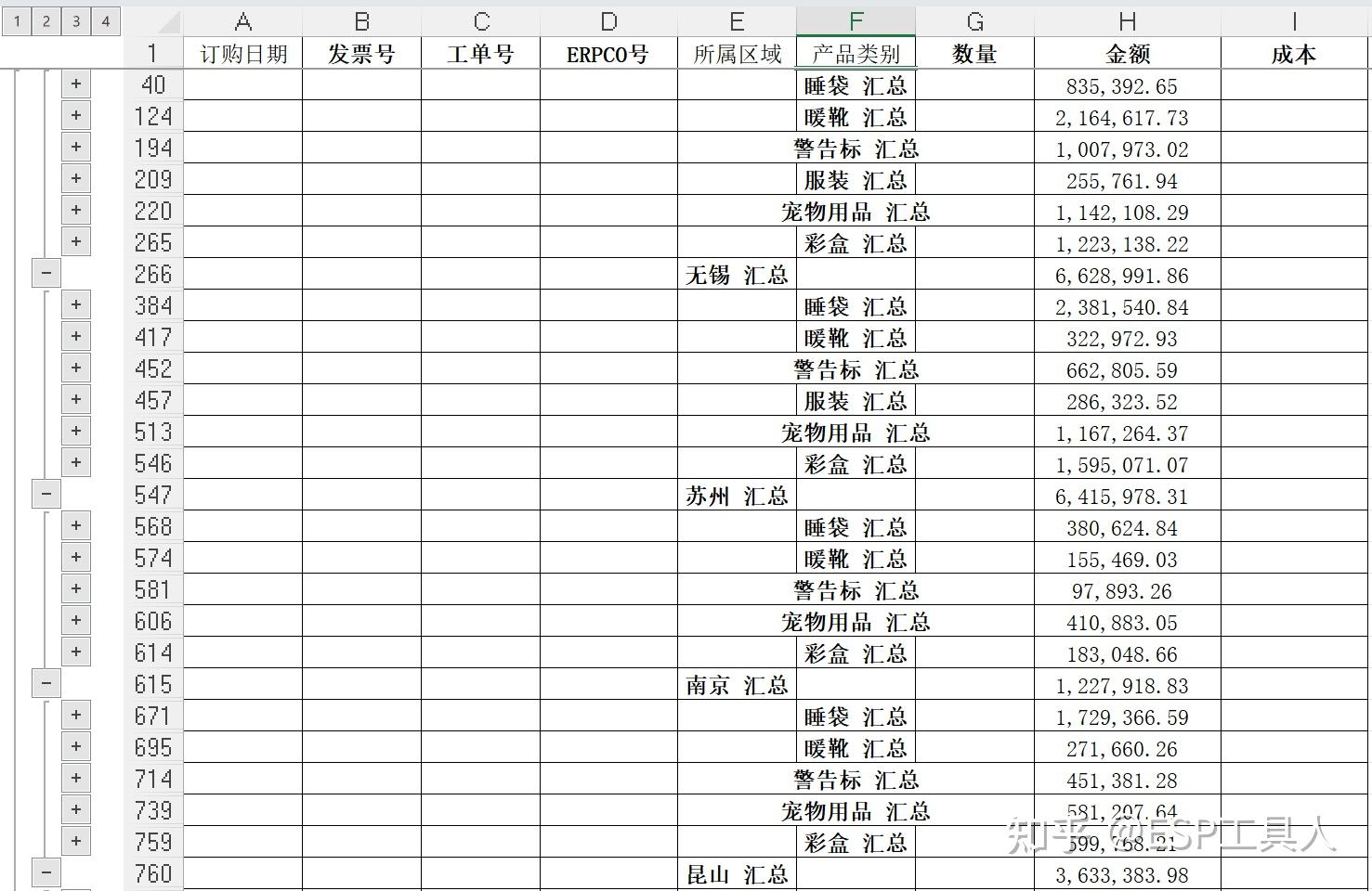 excel系列和类别