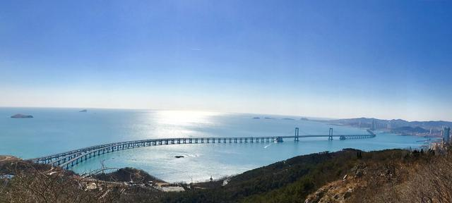 辽东游记大连莲花山观景台豁襟胸以涤尘激奔放于铺天