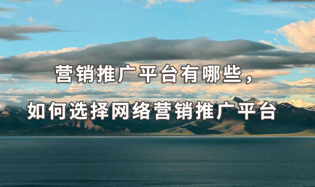 网络营销推广平台哪个好（网络营销推广效果好吗）