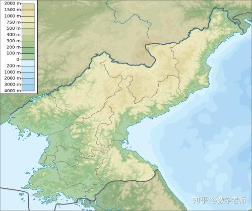 咸镜北道地形图图片
