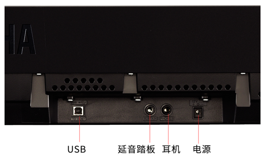 电钢琴踏板接口接线图图片