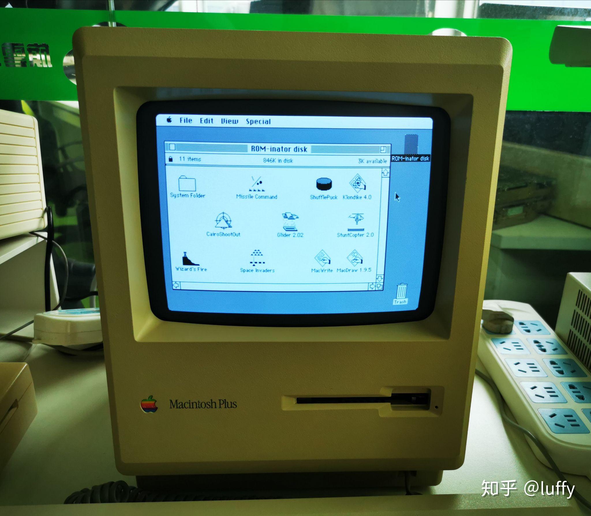 macintoshplus成功改造升级4m内存仿真软驱1mrom