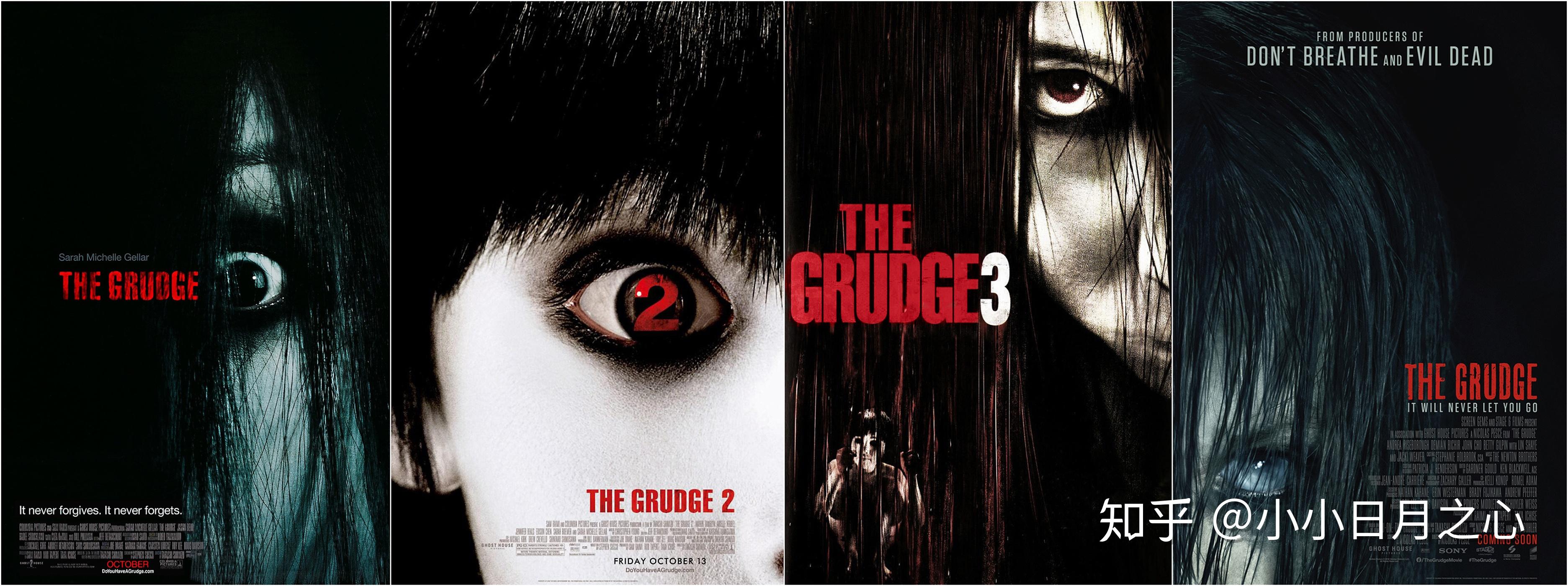 美版共计4部影片,按公映发布的年代顺序分别是:咒怨美版(the grudge