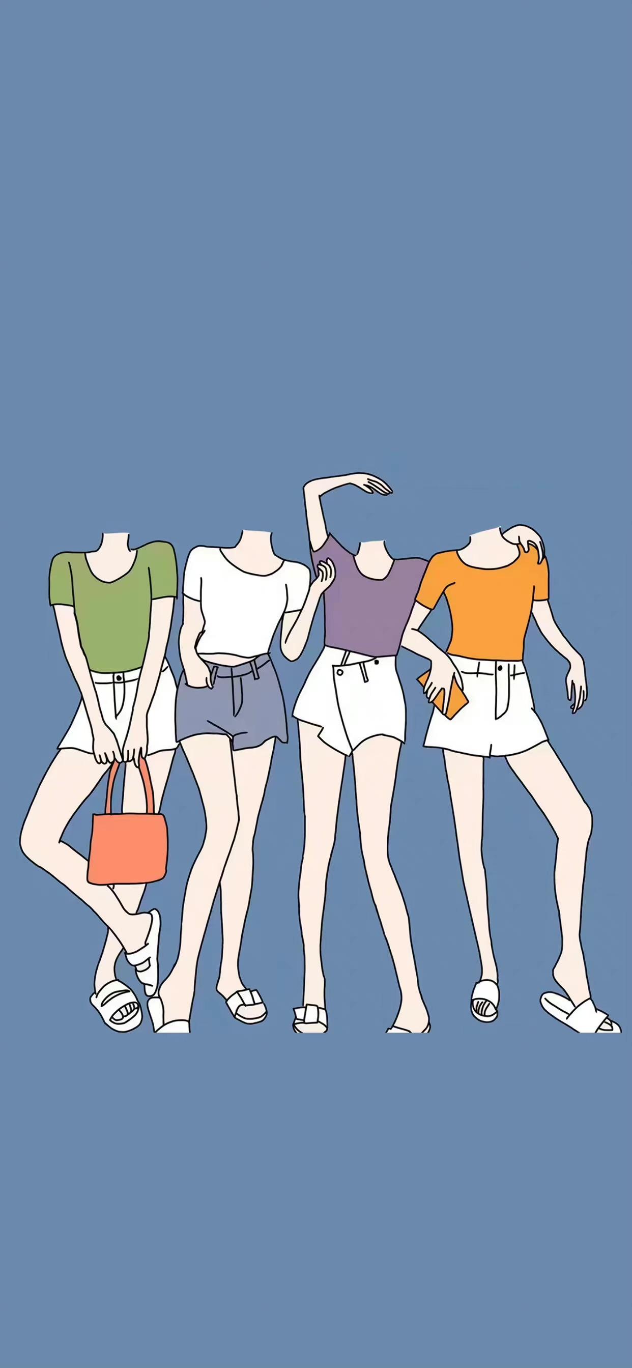 闺蜜抠图素材 - 知乎