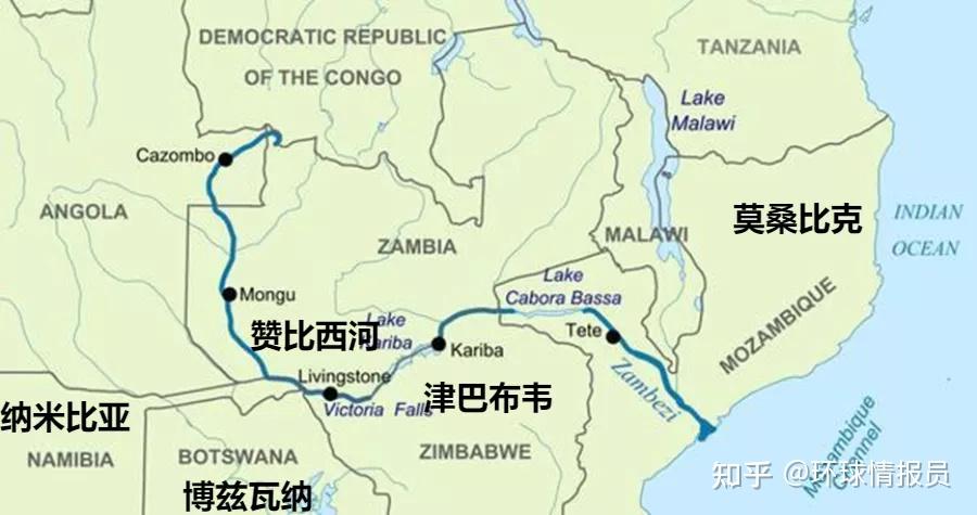 全球唯一的四国交界点纳米比亚国土为何宛如斧头深入非洲内陆