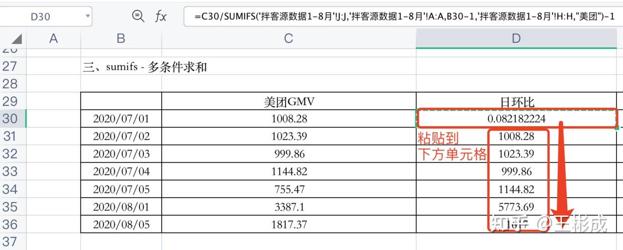 环比计算公式图片