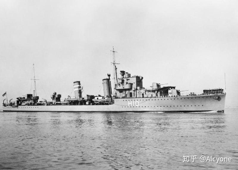 第二次世界大战英国皇家海军驱逐舰舷号前缀变化