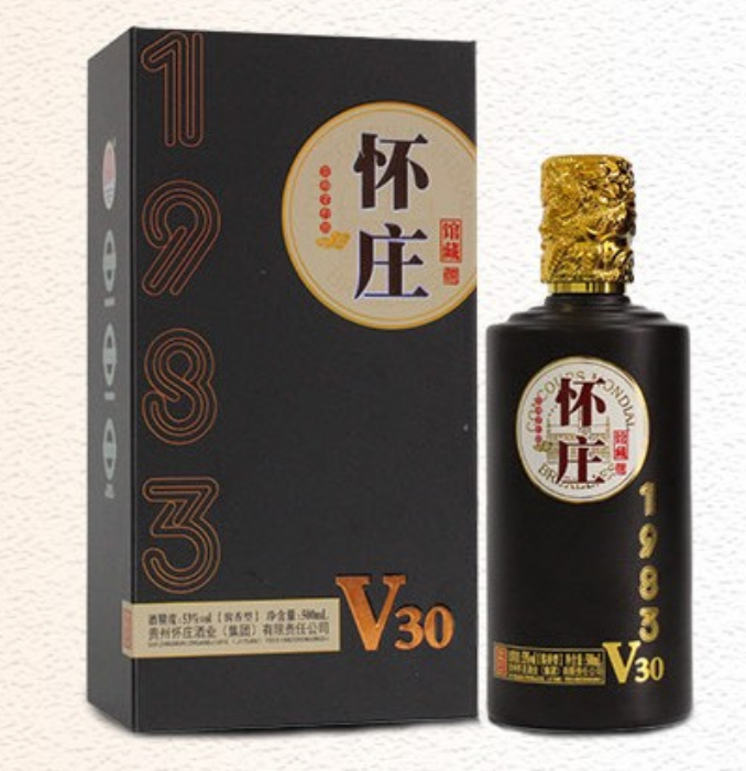 怀庄酒业—怀庄1983·v30  参考价:1299元/瓶