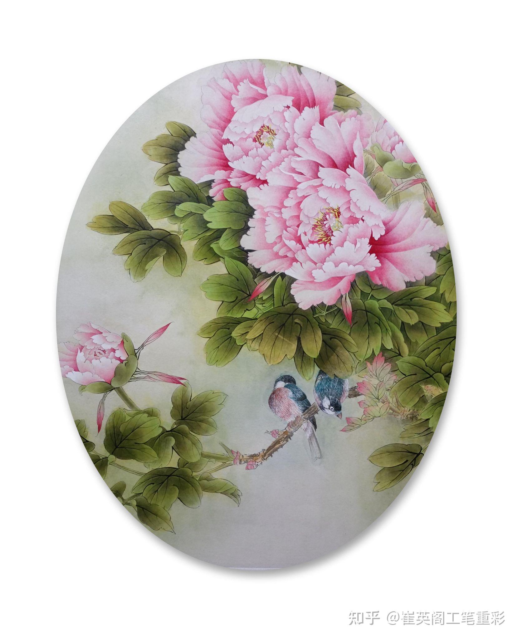 崔英阁,阜新市人.专业,工艺美术,图案设计,中国工笔画.崔英阁工笔重彩