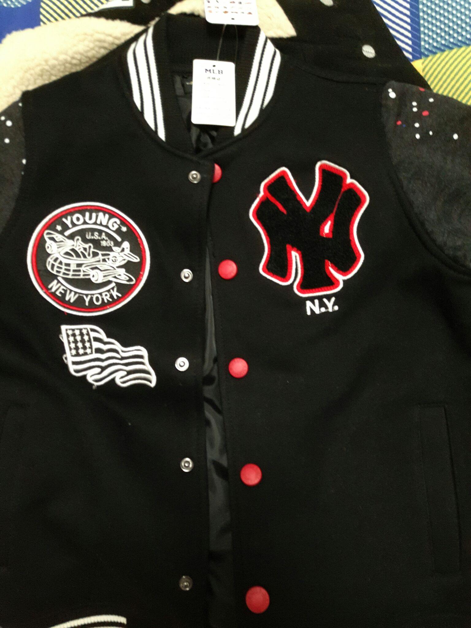 求大神辨别MLB棒球服的真伪? - 匿名用户的回