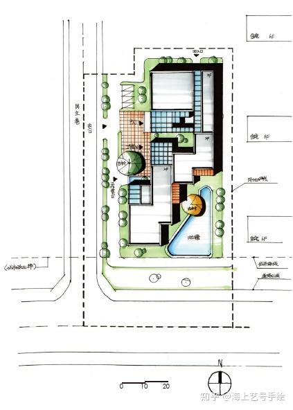设计手绘|建筑快题设计总平面图怎么表现? - 知乎