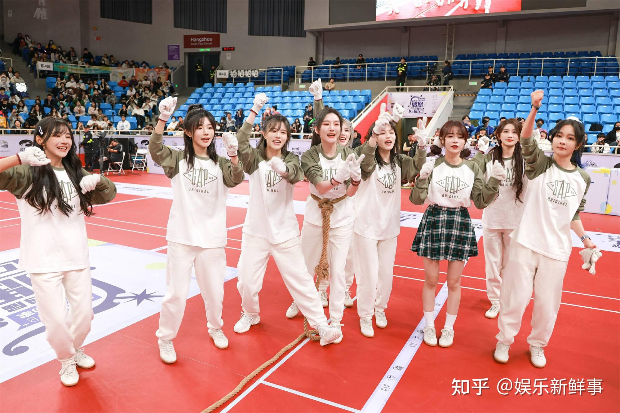 snh48 team sii以总积分100分的成绩夺得snh48 group第四届偶像运动会
