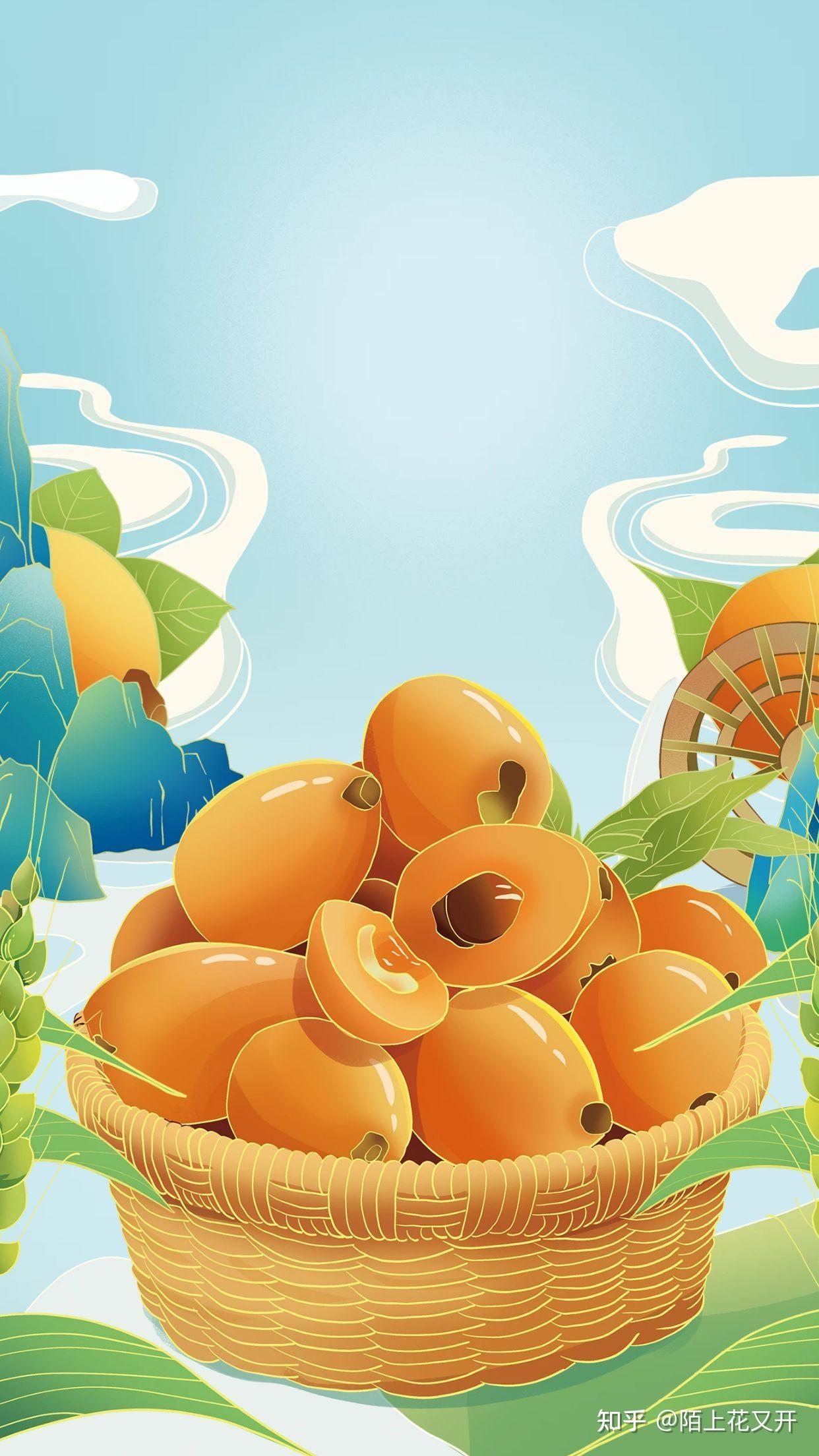 小满手绘插画海报|背景素材|中国风海报|小清新手机壁纸