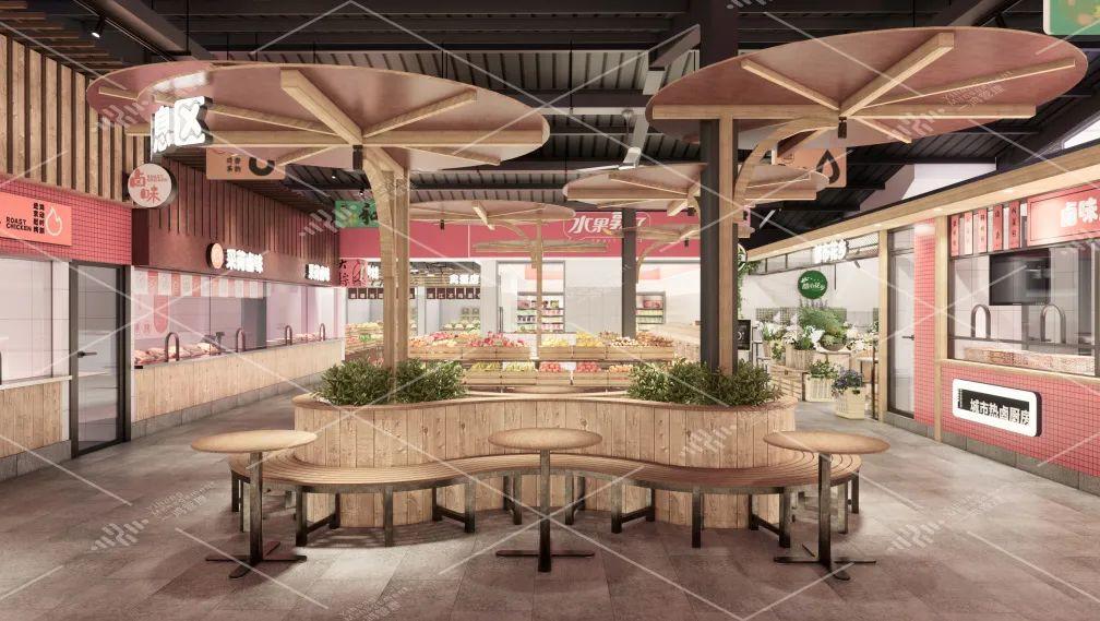 农贸市场设计美学|怀旧x复古,还在讲市场改造完以后没有烟火气?