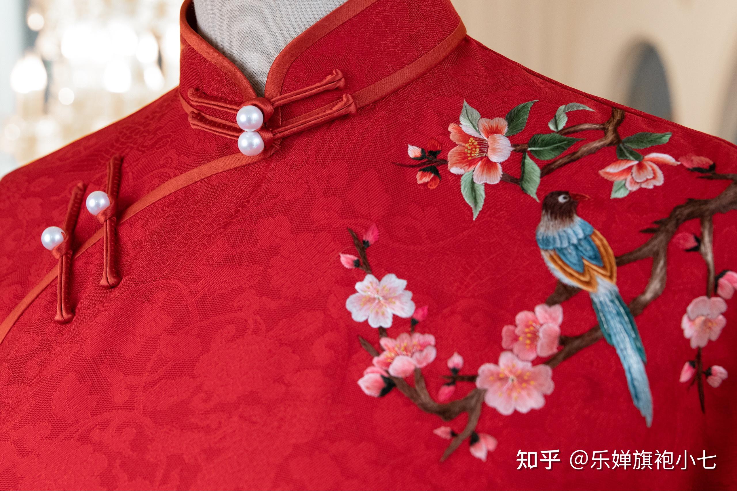 赞了赞了蜀绣敬酒服旗袍寓意超棒成都