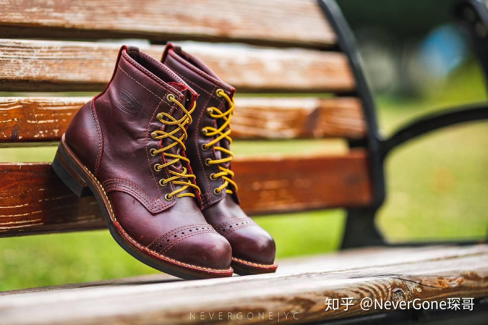 wesco闲扯酒红油皮packer工装靴开箱解析