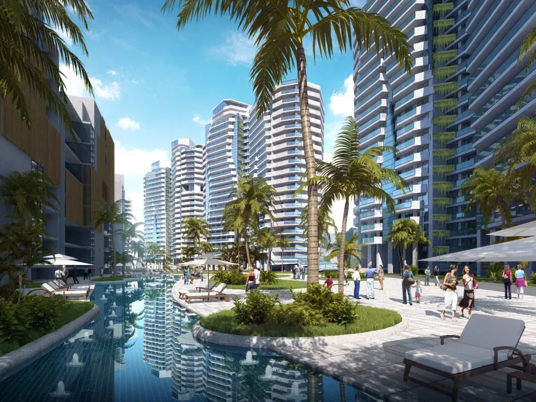 麓湖下一神作海口江东麓岛景观示范区曝光看完