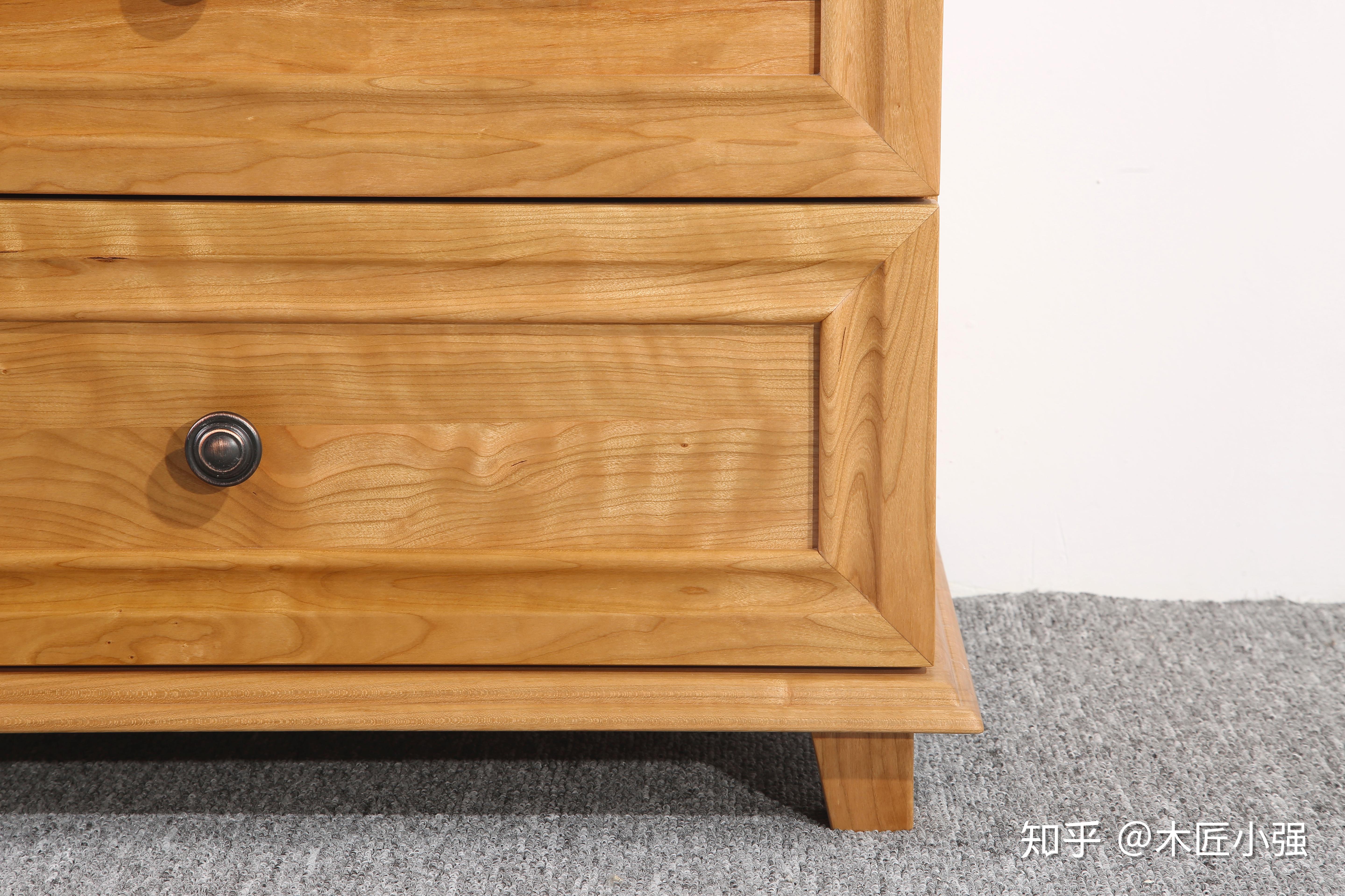 樱桃木,一开始是淡粉色&黄粉色,氧化后会变的更红,分布于美国东部地区