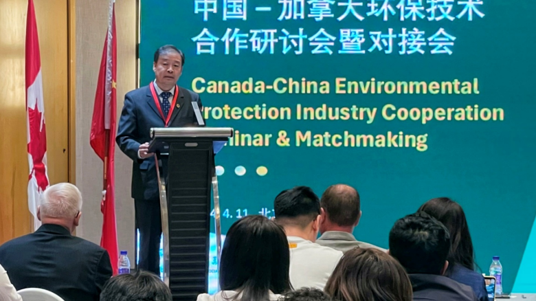 加拿大使馆商务参赞乐峰在会上表示,加拿大在清洁技术领域有强大的