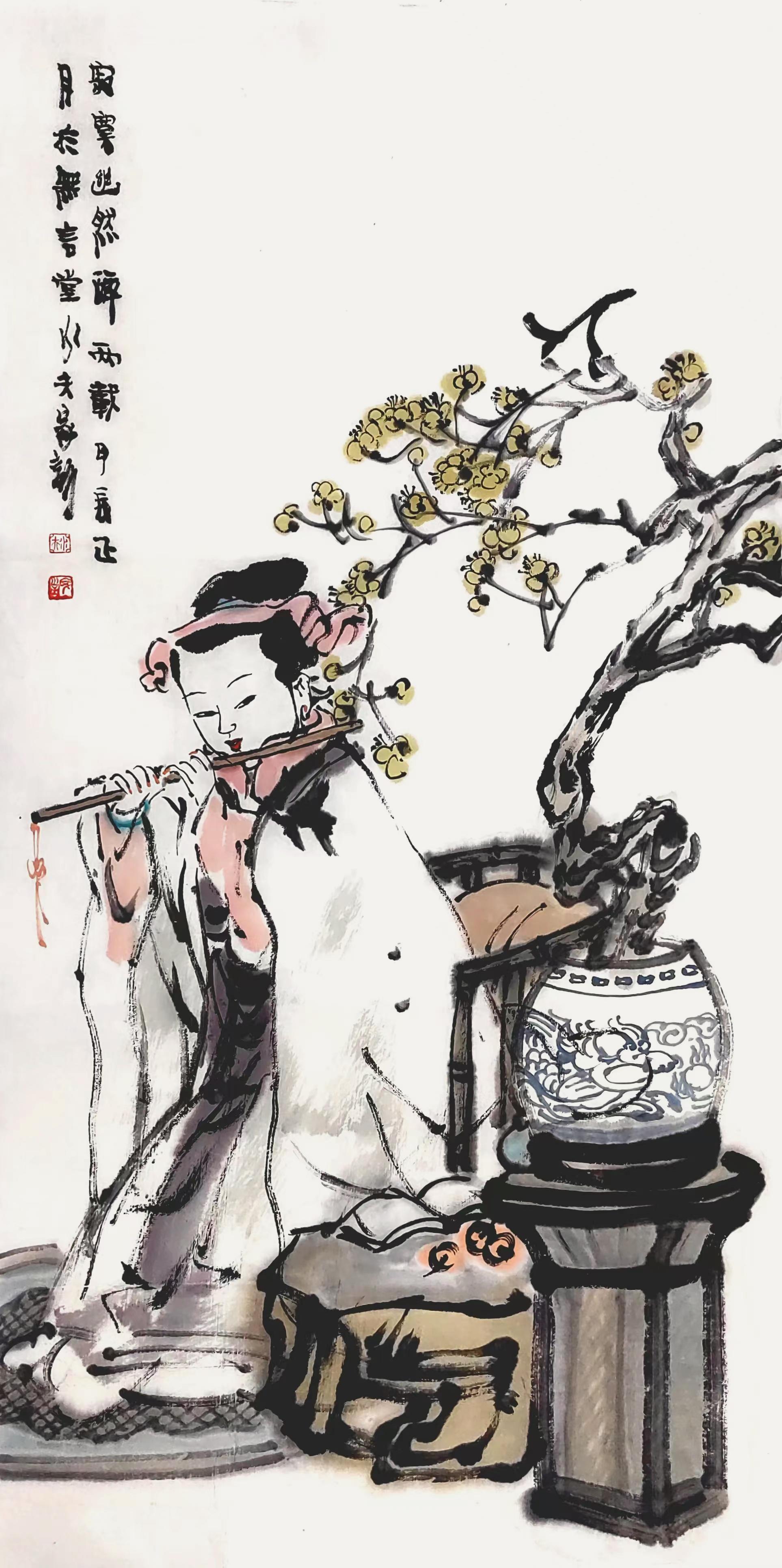 薰梅染柳，亦道春风为我来——王家训国画欣赏 - 知乎