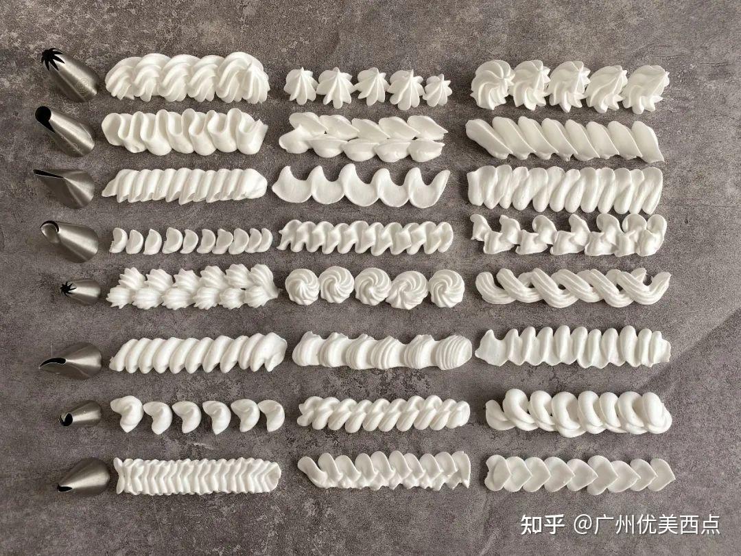 裱花基础课程:48张动图教会你最全的基础裱花手法(一) - 知乎