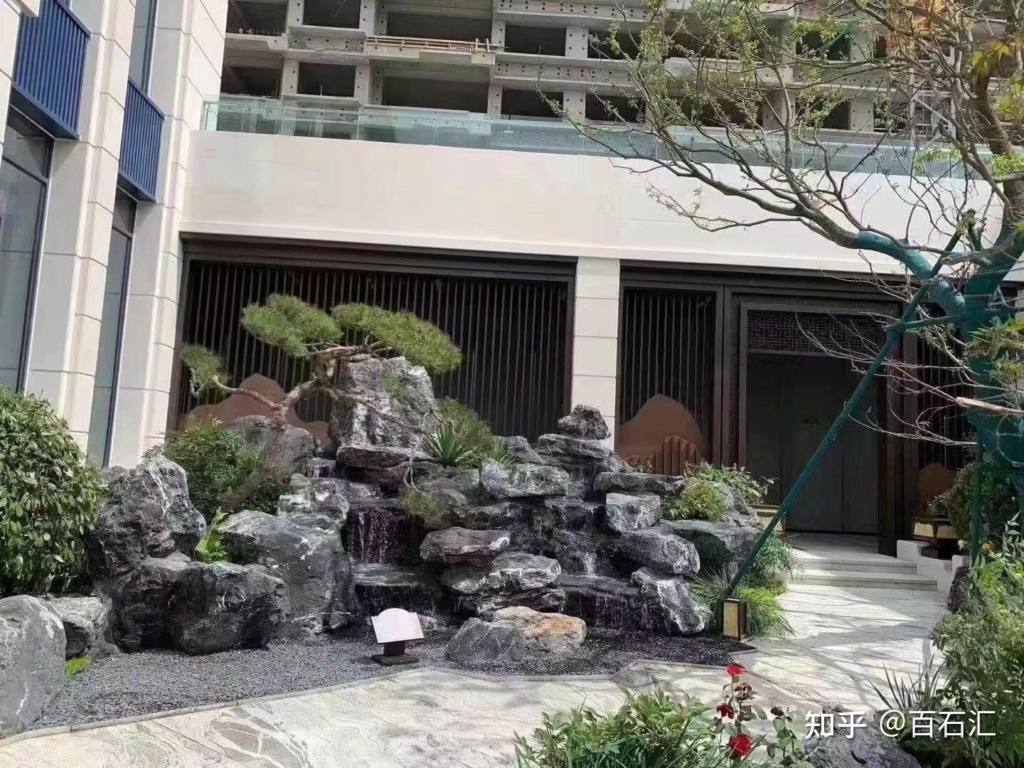 黑山石假山案例分享