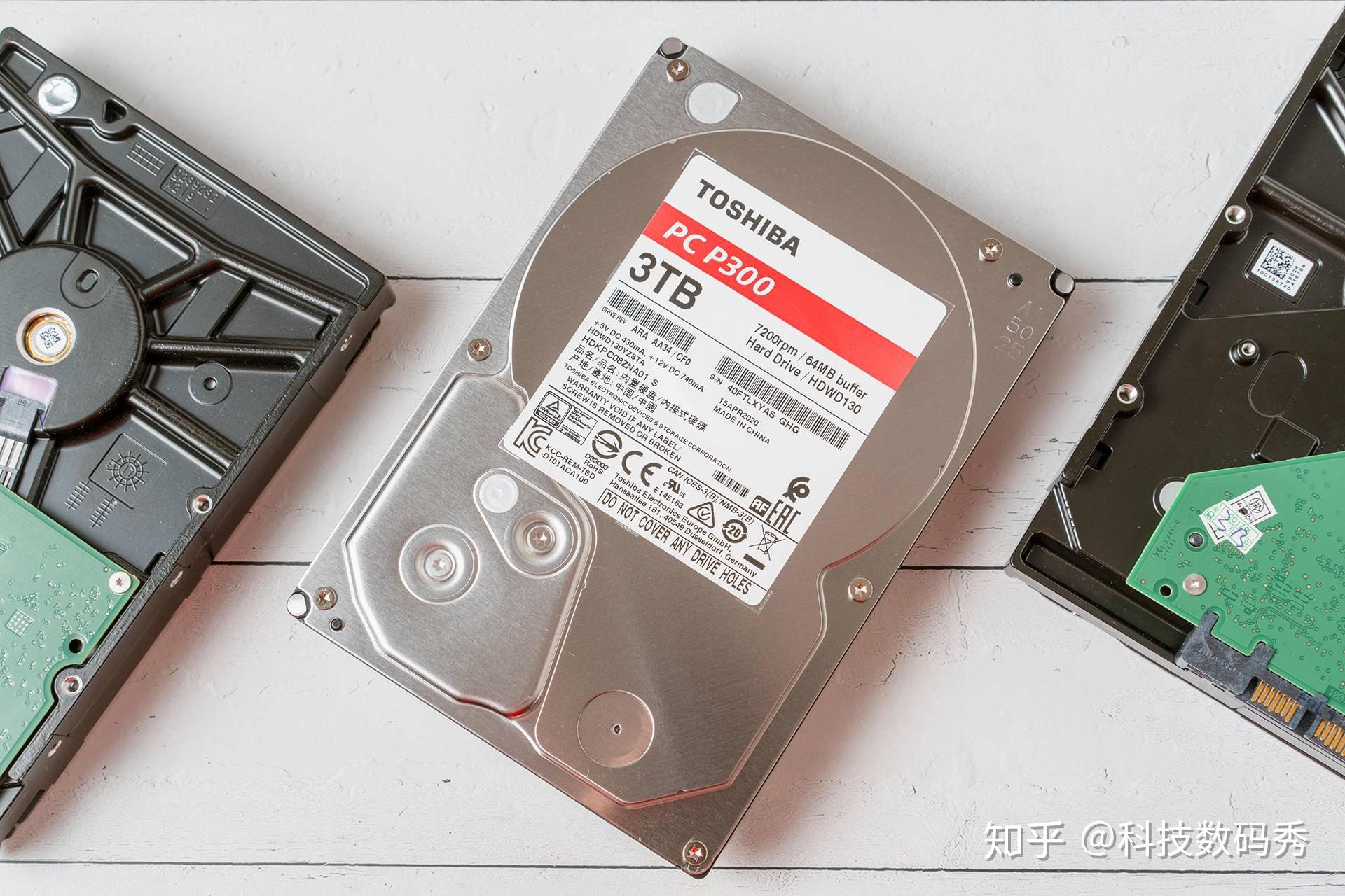 三块硬盘还不够用是时候买一块大容量东芝p300机械硬盘了