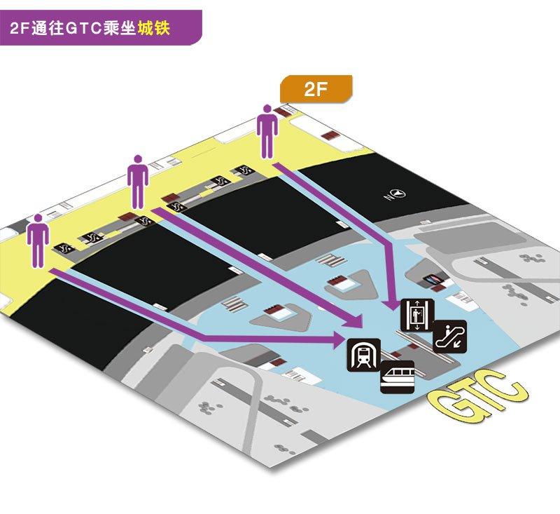 新郑机场内部路线图图片