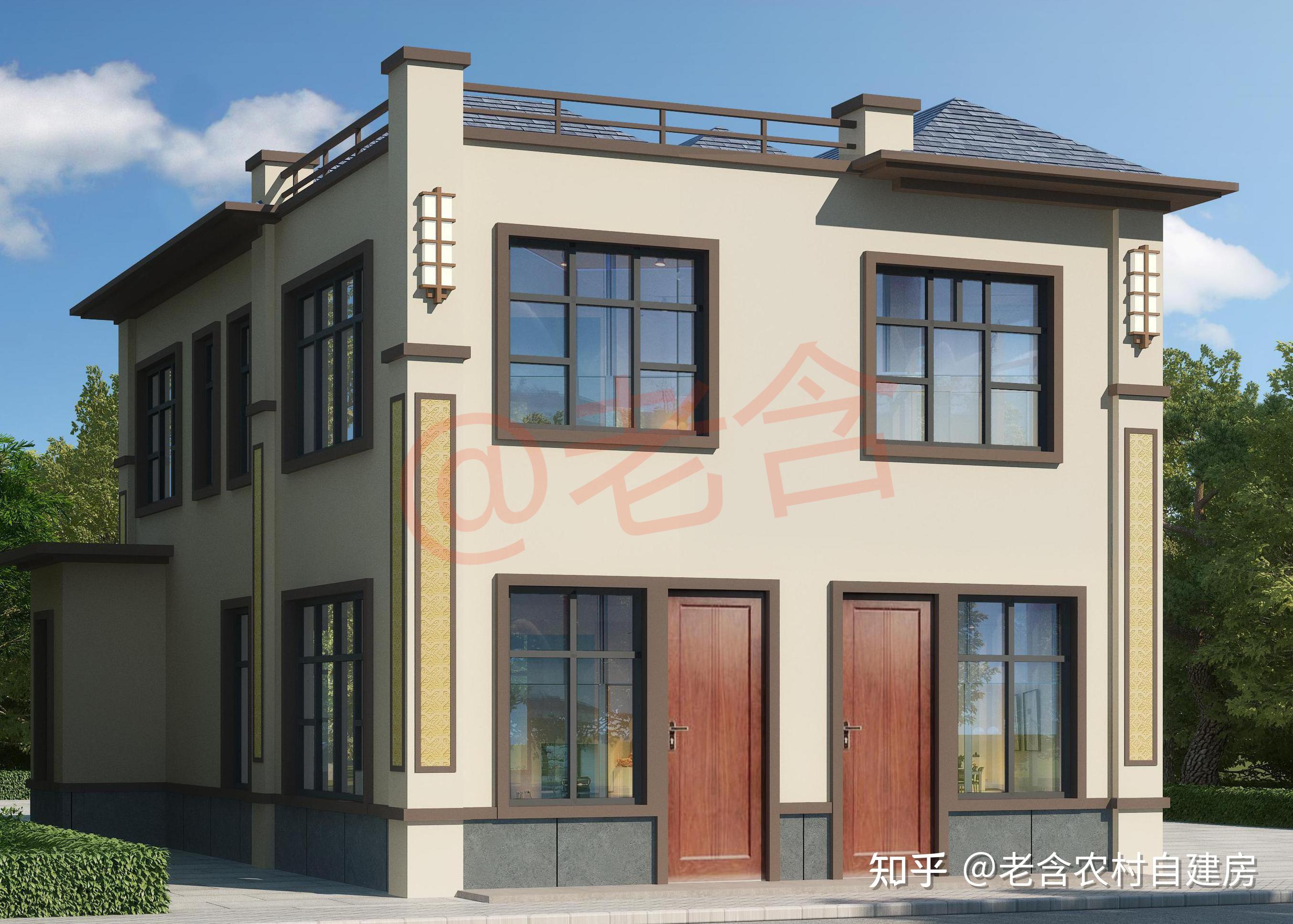 这5款农村自建房竟然花15万就能盖造型经典耐看空间利用得当