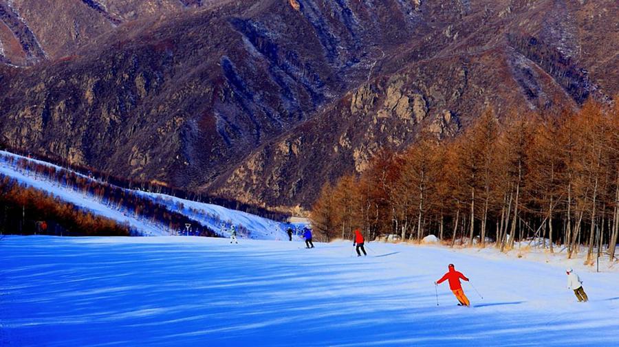 作為國內首家開放式滑雪場,萬龍滑雪場積雪量大,自然資源得天獨厚,以