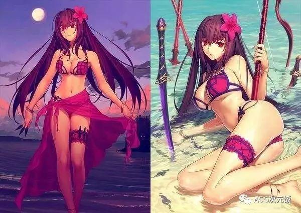 cosplay美图泳装福利fatego人人都想要的泳装斯卡哈