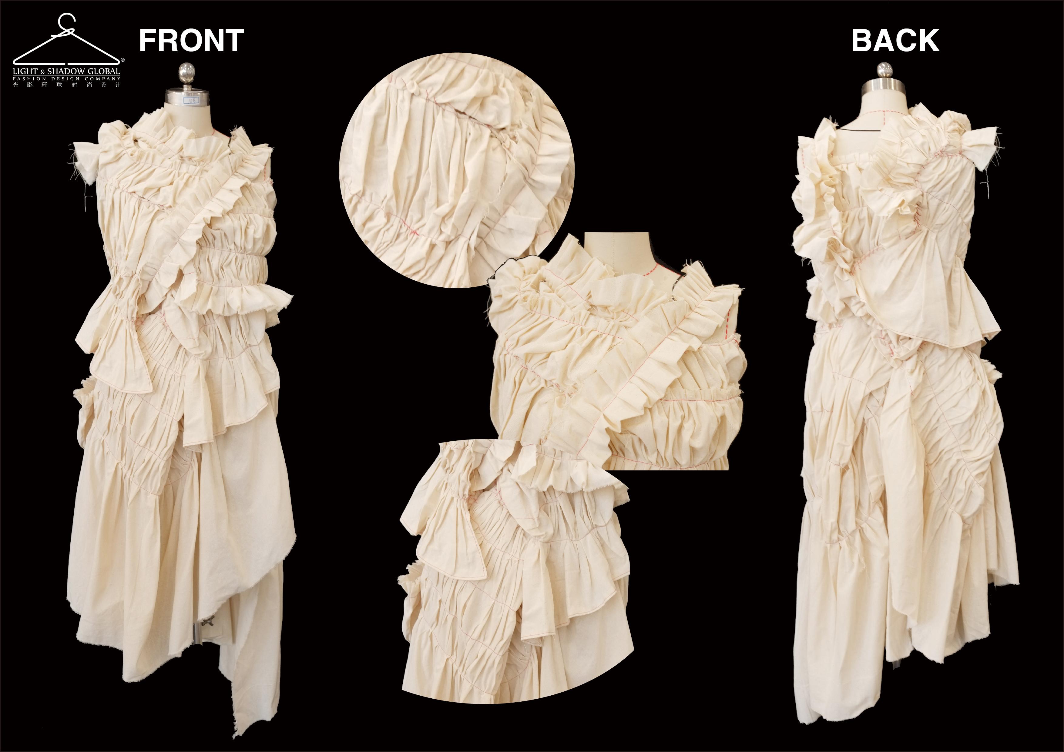 光影环球师生立裁展│第四届白坯布的时尚之旅