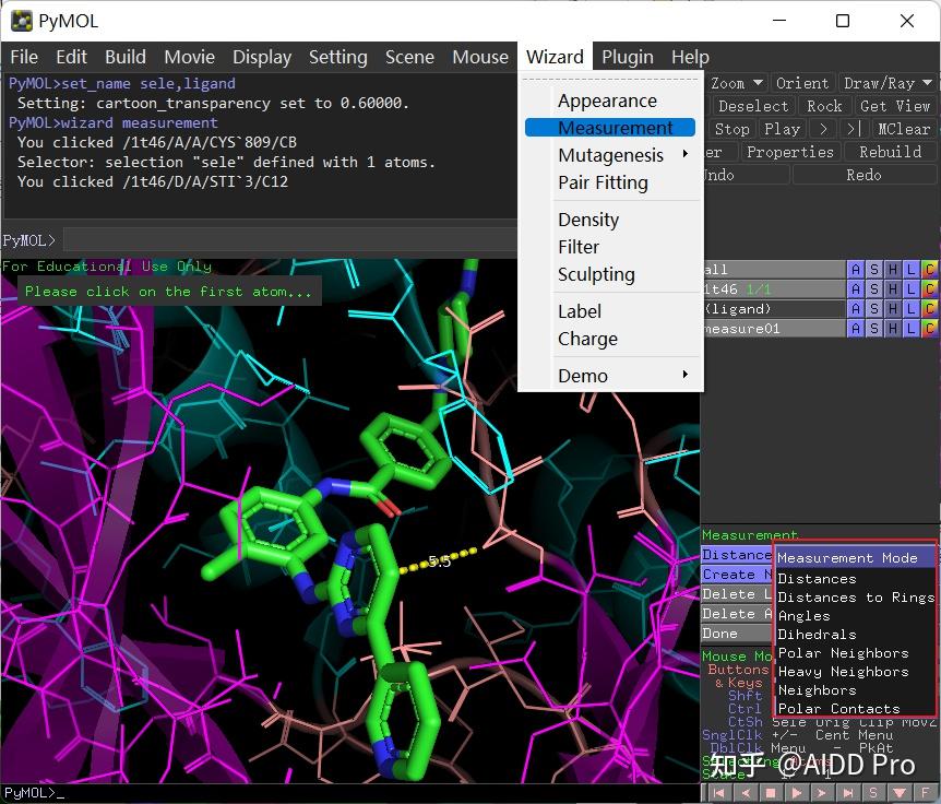 PyMOL入门基础--分子三维结构可视化教程(下篇) - 知乎