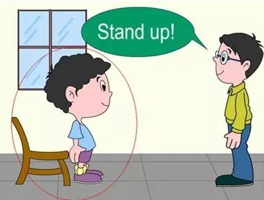 班长喊的那句"stand up"吗?