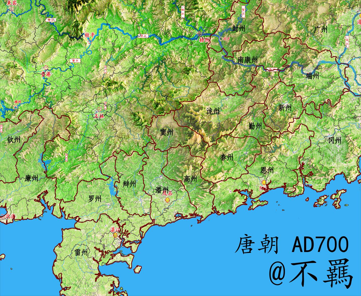 岭南行政区划变革图(三) - 知乎