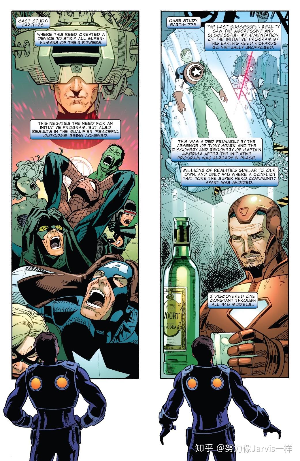《dark reign: fantastic four》#2 p20这个宇宙中,reed研发了一种