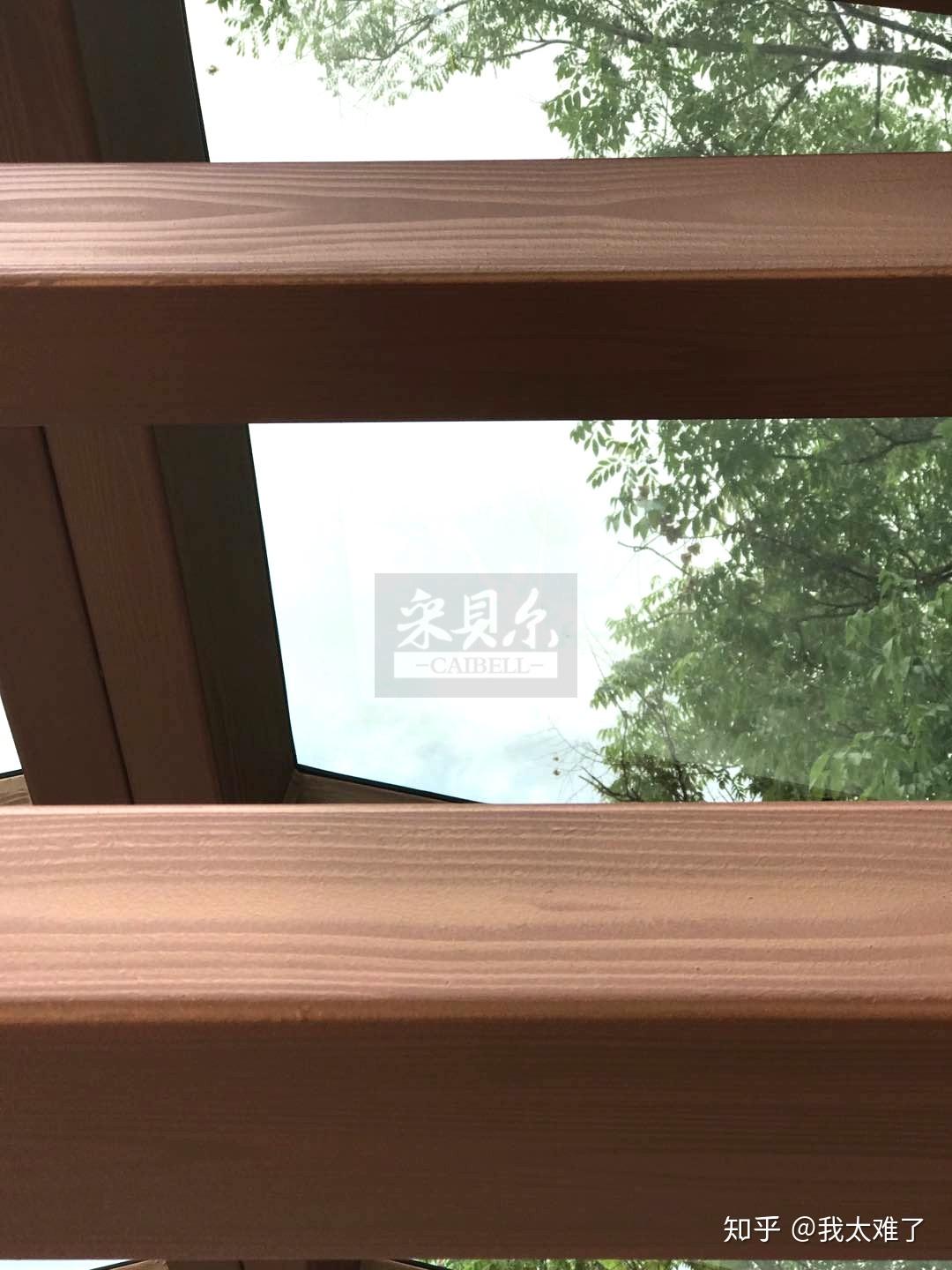 采贝河南木纹漆|钢结构廊架上做仿木纹效果 - 知乎