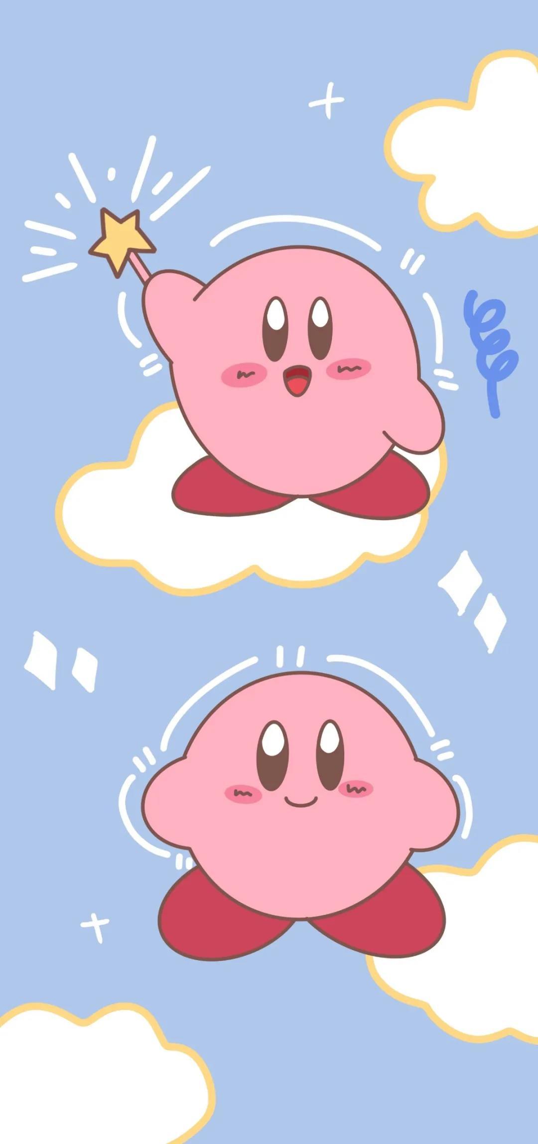超级可爱辣星之卡比手机全面屏壁纸 - 知乎