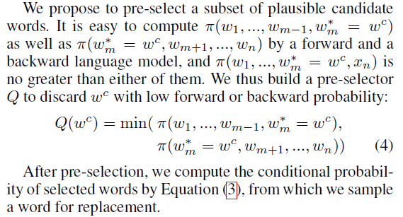 的稳态分布:关键词生成句子 hard constrainunsupervised paraphrase